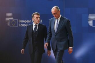 Emmanuel Macron und Friedrich Merz am 19.03.2026