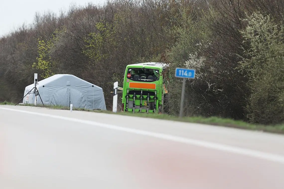 Unfall auf der A 9 bei Leipzig im Jahr 2024 (Archiv)