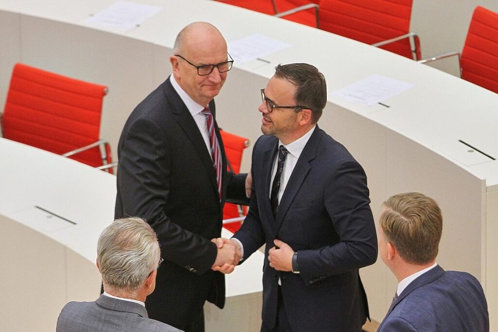 Dietmar Woidke und Jan Redmann (Archiv)