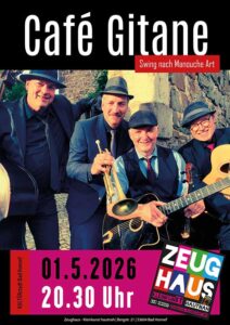 Swingende Zeitreise mit Café Gitane im Zeughaus hautnah 2 Plakat cafe gitane Kopie