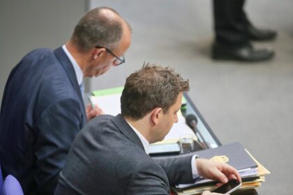 Friedrich Merz und Lars Klingbeil (Archiv)