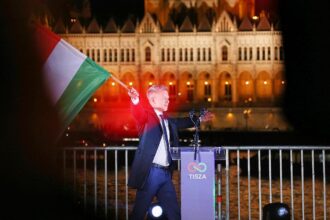 Péter Magyar am 12.04.2026