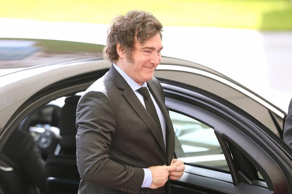 Javier Milei 2024 in Berlin (Archiv)