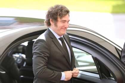 Javier Milei 2024 in Berlin (Archiv)