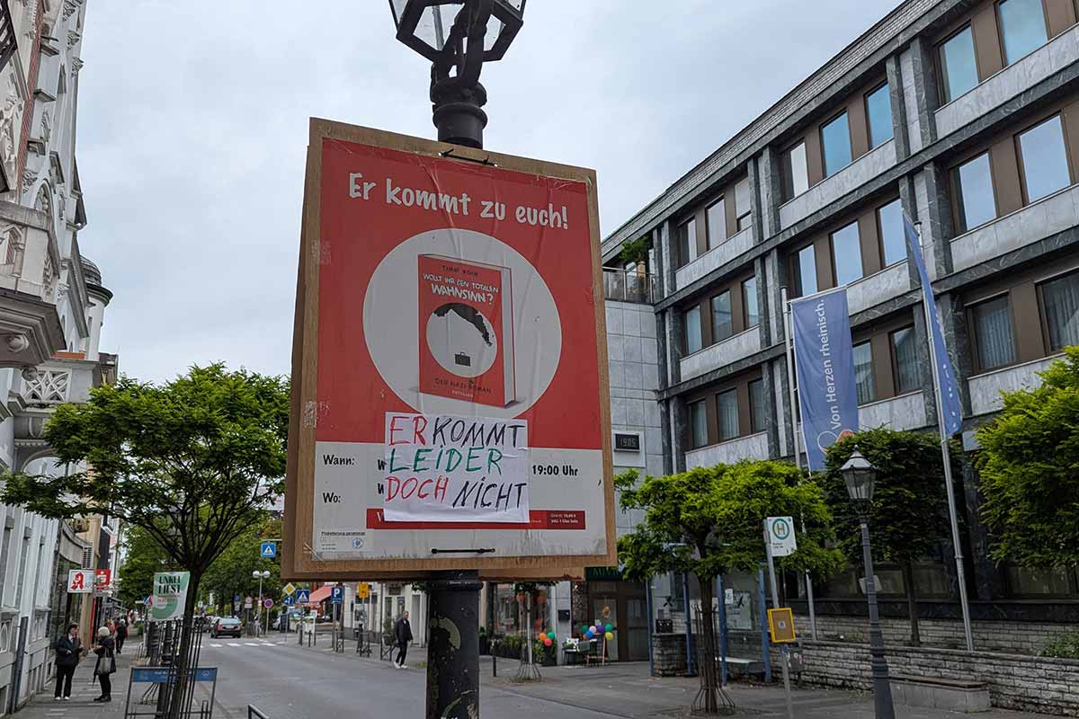 er kommt doch nicht