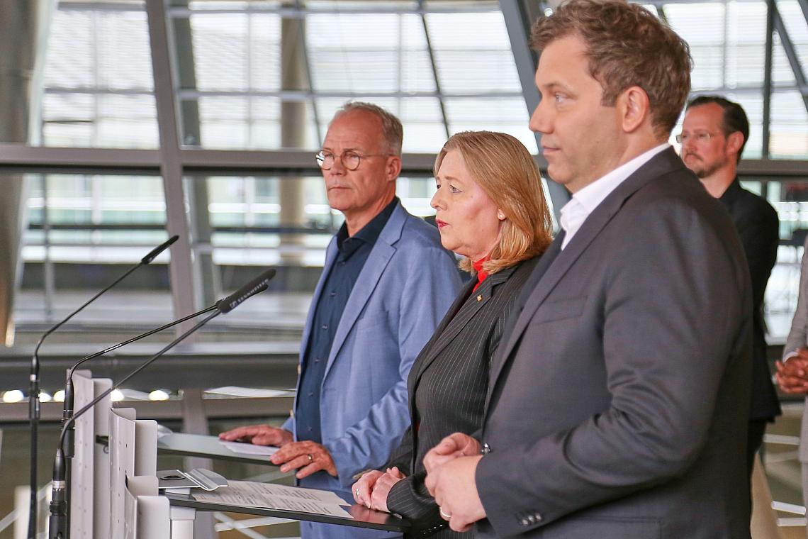 Matthias Miersch, Bärbel Bas, Lars Klingbeil (Archiv)