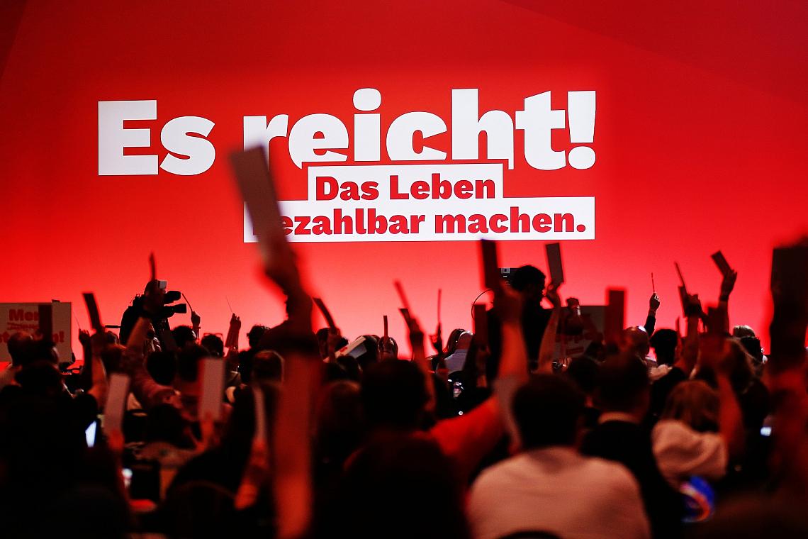 Bundesparteitag der Linkspartei im Juni 2026