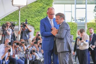 Friedrich Merz und Emmanuel Macron am 24.06.2026