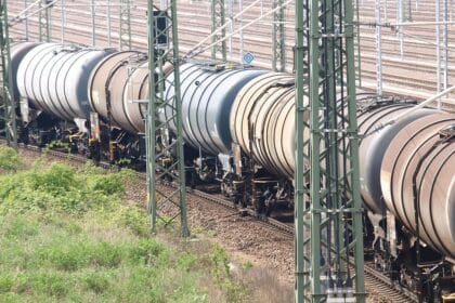 Güterzug auf Gleisanlage (Archiv)