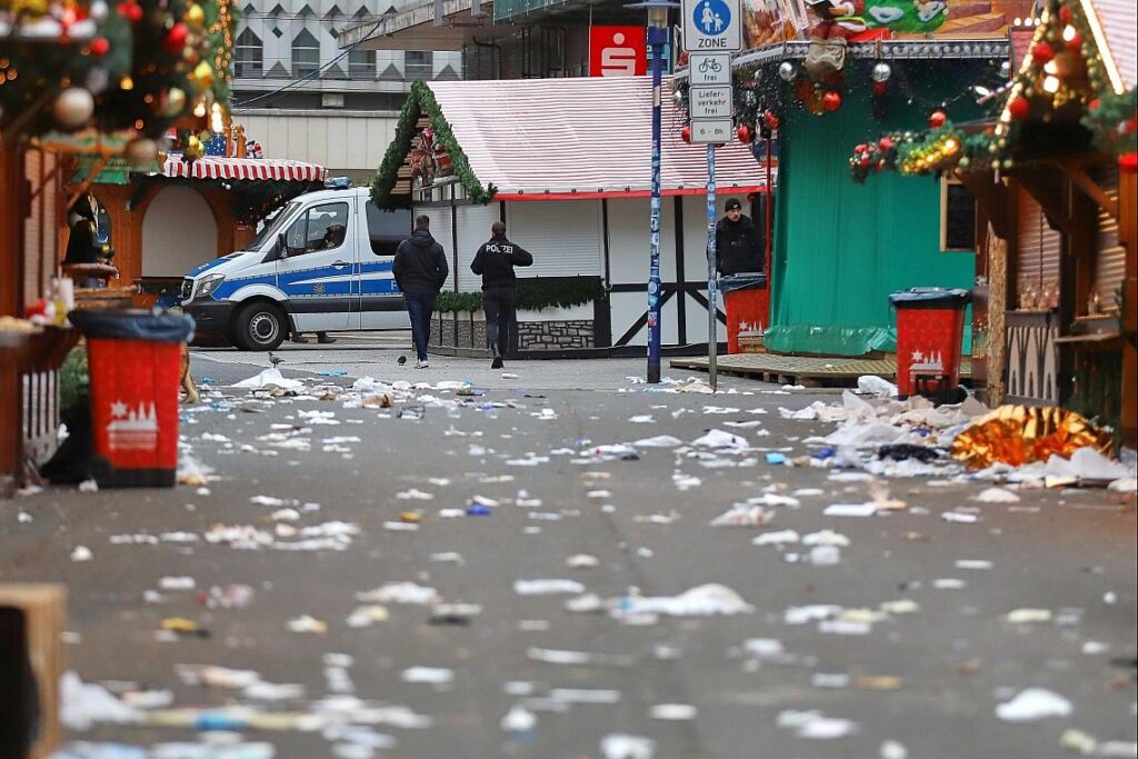 Tatort nach Anschlag auf Magdeburger Weihnachtsmarkt (Archiv)