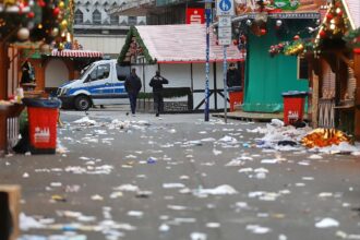 Tatort nach Anschlag auf Magdeburger Weihnachtsmarkt (Archiv)