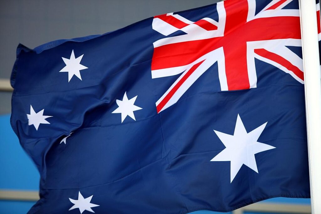 Fahne von Australien (Archiv)
