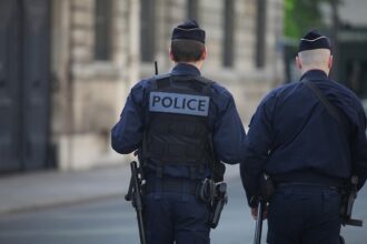 Französische Polizisten (Archiv)