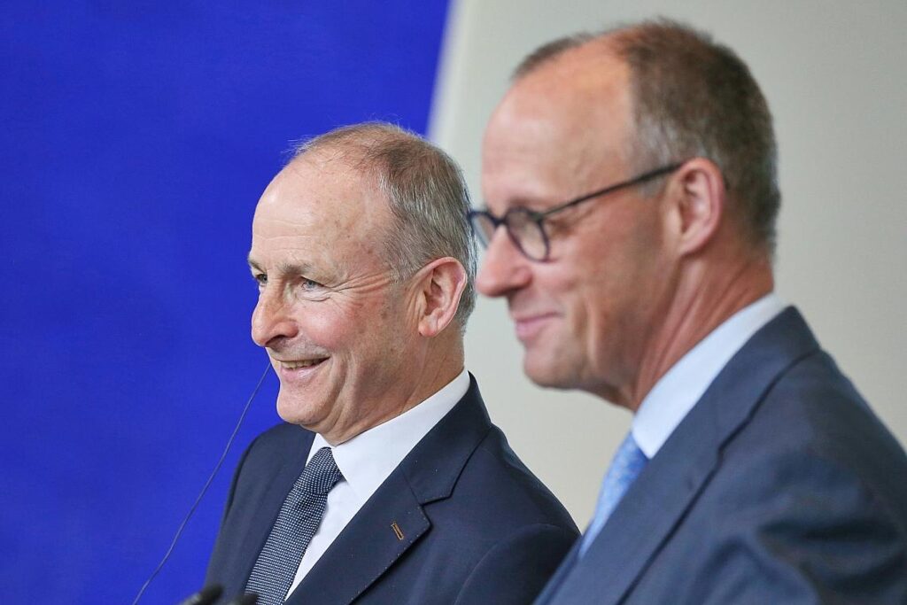 Micheál Martin und Friedrich Merz (Archiv)