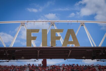 Fifa-Logo bei der Fußball-WM 2026 (Archiv)
