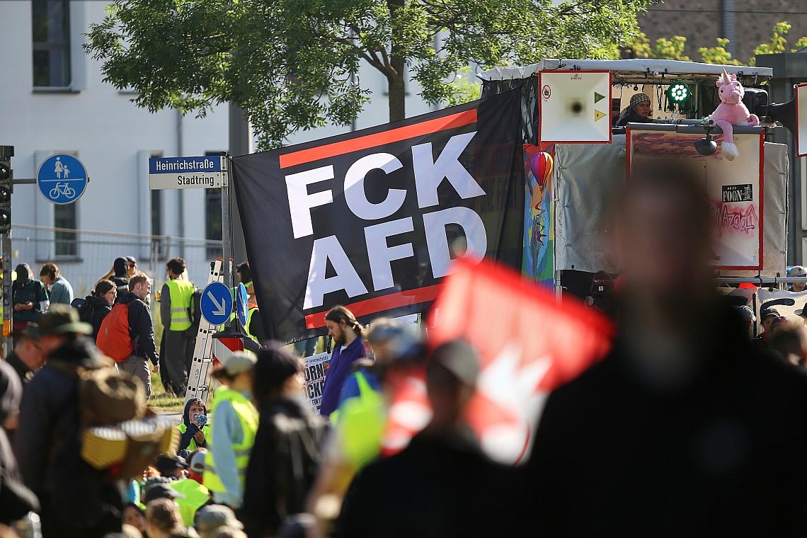 Demo vor AfD-Parteitag am 04.07.2026