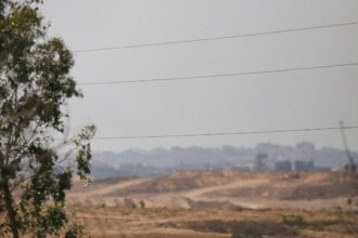 Blick von Israel in den Gazastreifen (Archiv)