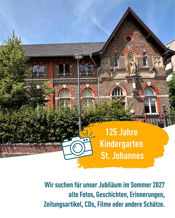 125 Jahre Kindergarten St. Johannes: Ältester Kindergarten Bad Honnefs sucht Erinnerungen für Jubiläum 2 st. josef kita