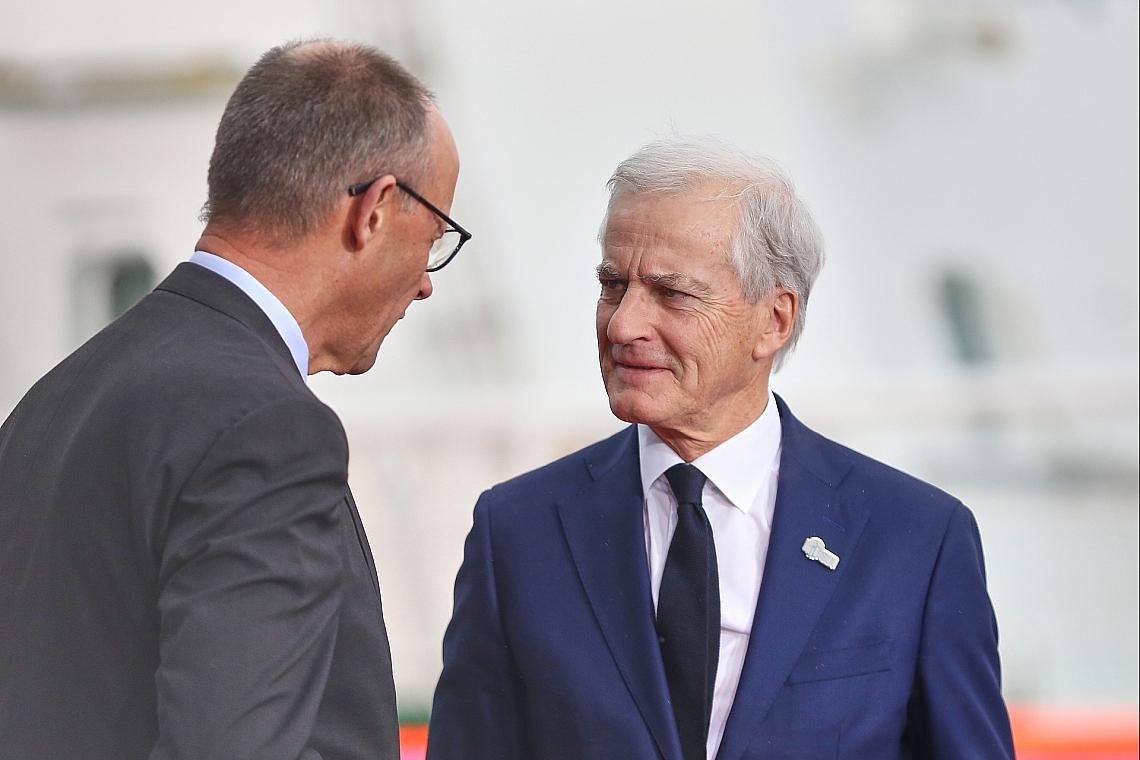 Friedrich Merz und Jonas Gahr Störe (Archiv)
