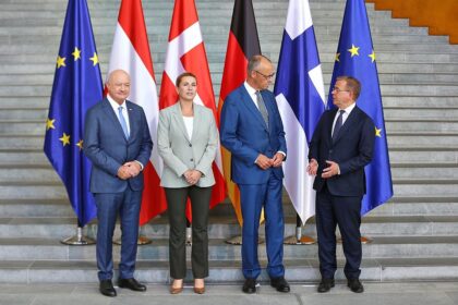 Empfang von "gleichgesinnten" Regierungschefs für Beratung über EU-Finanzrahmen am 27.08.2026