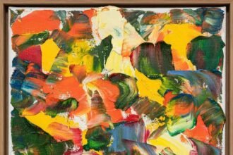 1 Chunqing Huang Painters Portrait August Macke 2016 Oel auf Lw 40x30cm Foto Wolfgang Guenzel c Chunqing Huang