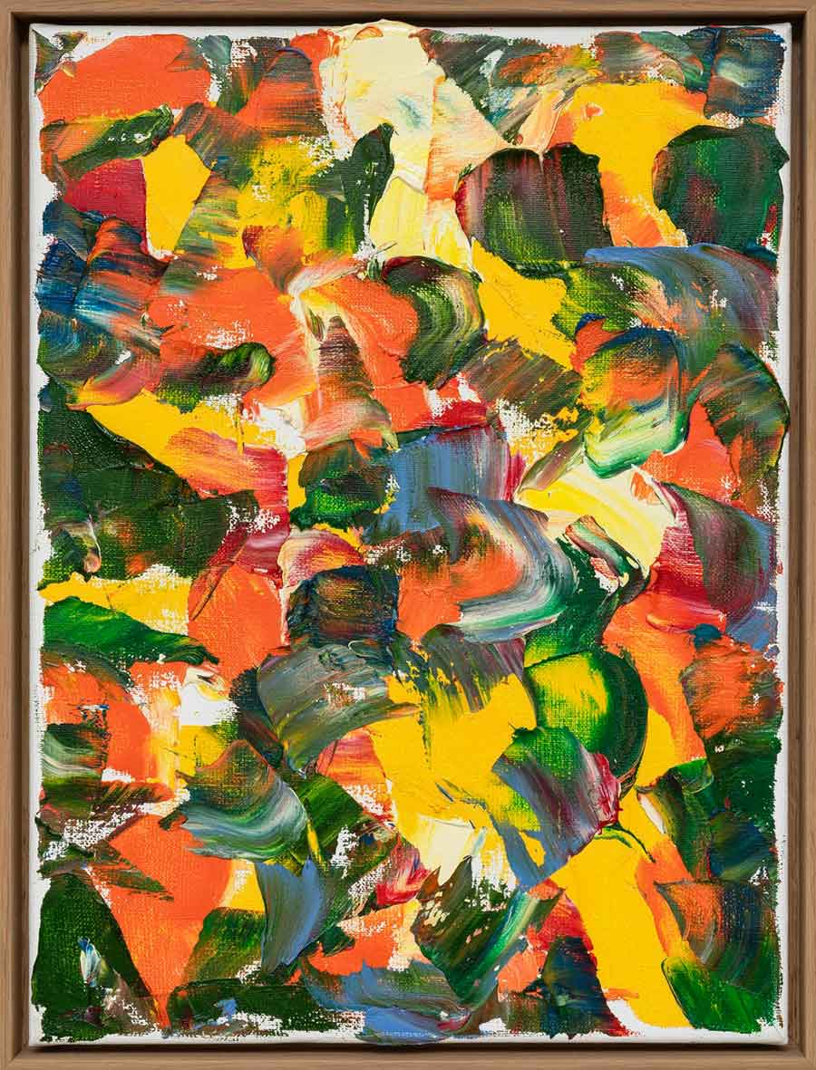 1 Chunqing Huang Painters Portrait August Macke 2016 Oel auf Lw 40x30cm Foto Wolfgang Guenzel c Chunqing Huang