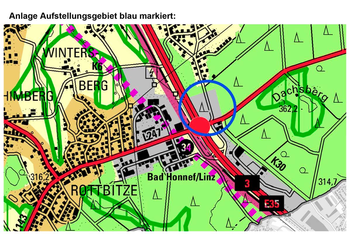 Aufstellung eines Bebauungsplans