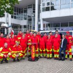 Neues Rettungsboot „Fafnir“ der DLRG Bad Honnef-Unkel bei der Taufe