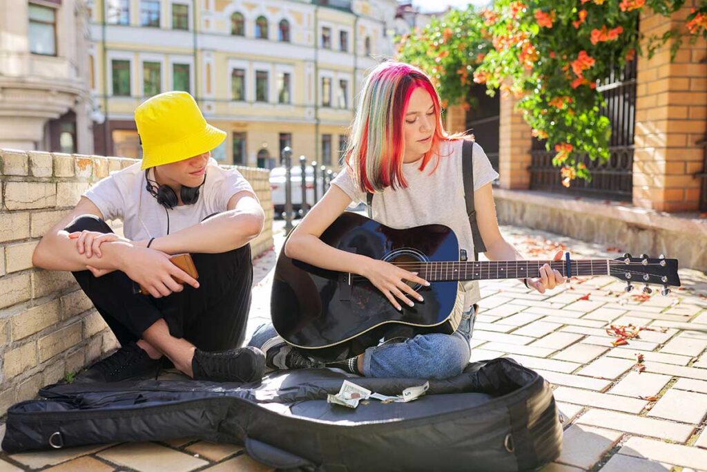 Depositphotos jugendliche musik