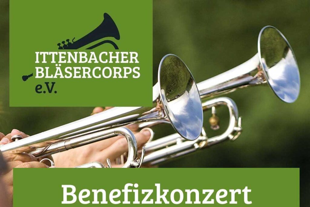 Plakat Benefizkonzert Ittenbacher Blaesercorps