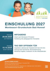 Plakat Einschulung 2027