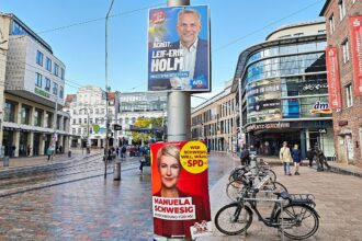 Wahlplakate für die Landtagswahl 2026 am 20.09.2026