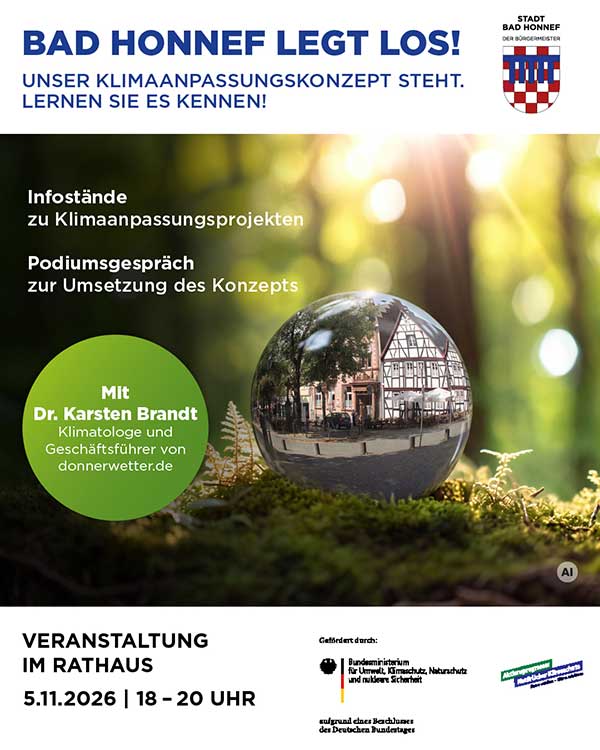 Wie sich Bad Honnef auf die Folgen des Klimawandels vorbereiten will 2 Klimaanpassung Abschlussveranstaltung 1