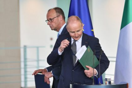 Friedrich Merz und Micheál Martin (Archiv)