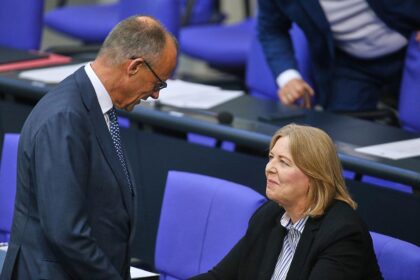 Friedrich Merz und Bärbel Bas (Archiv)
