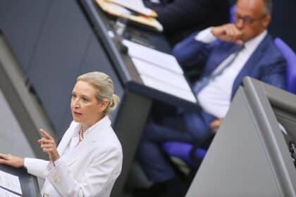 Alice Weidel und Friedrich Merz (Archiv)