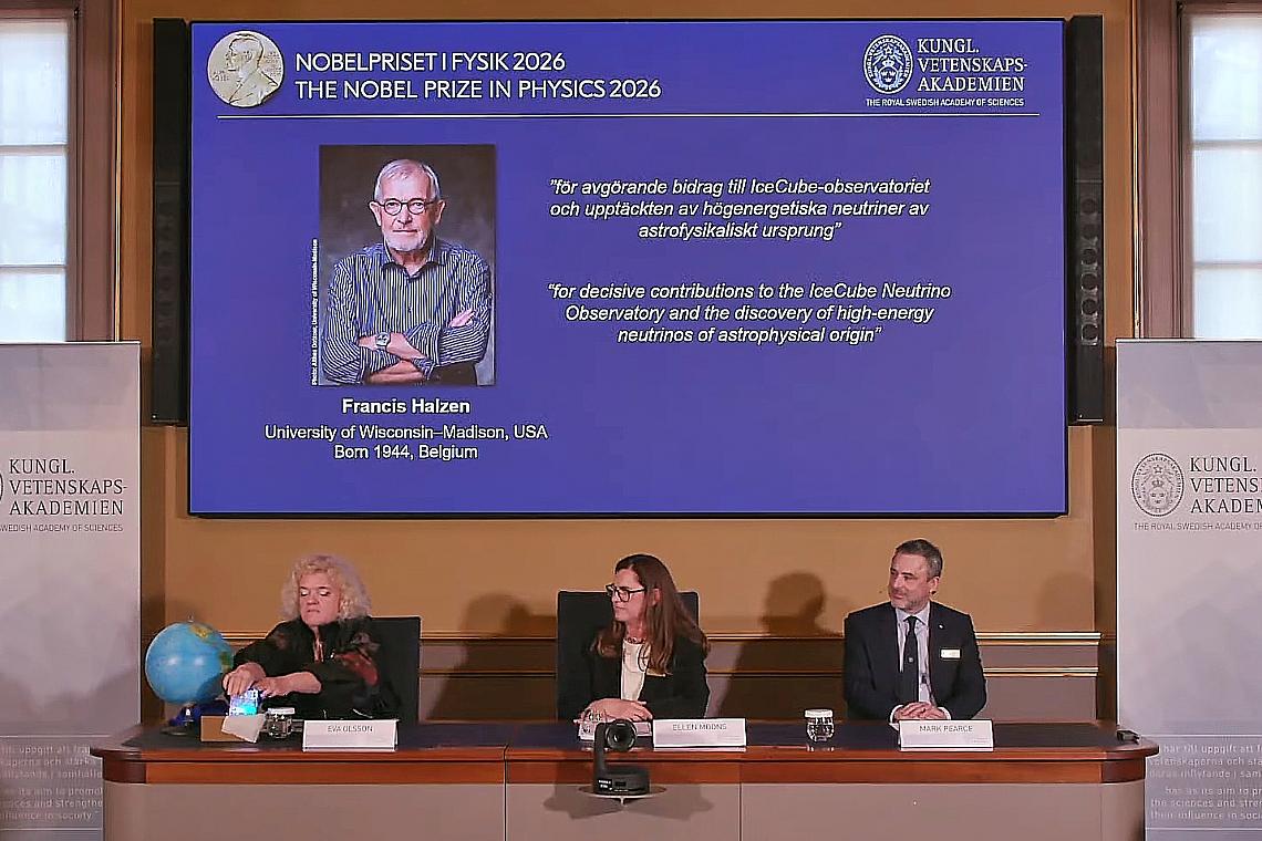 Bekanntgabe von Physik-Nobelpreis (Archiv)