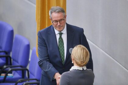 Alexander Schweitzer bei der Eidesleistung am 14.10.2026