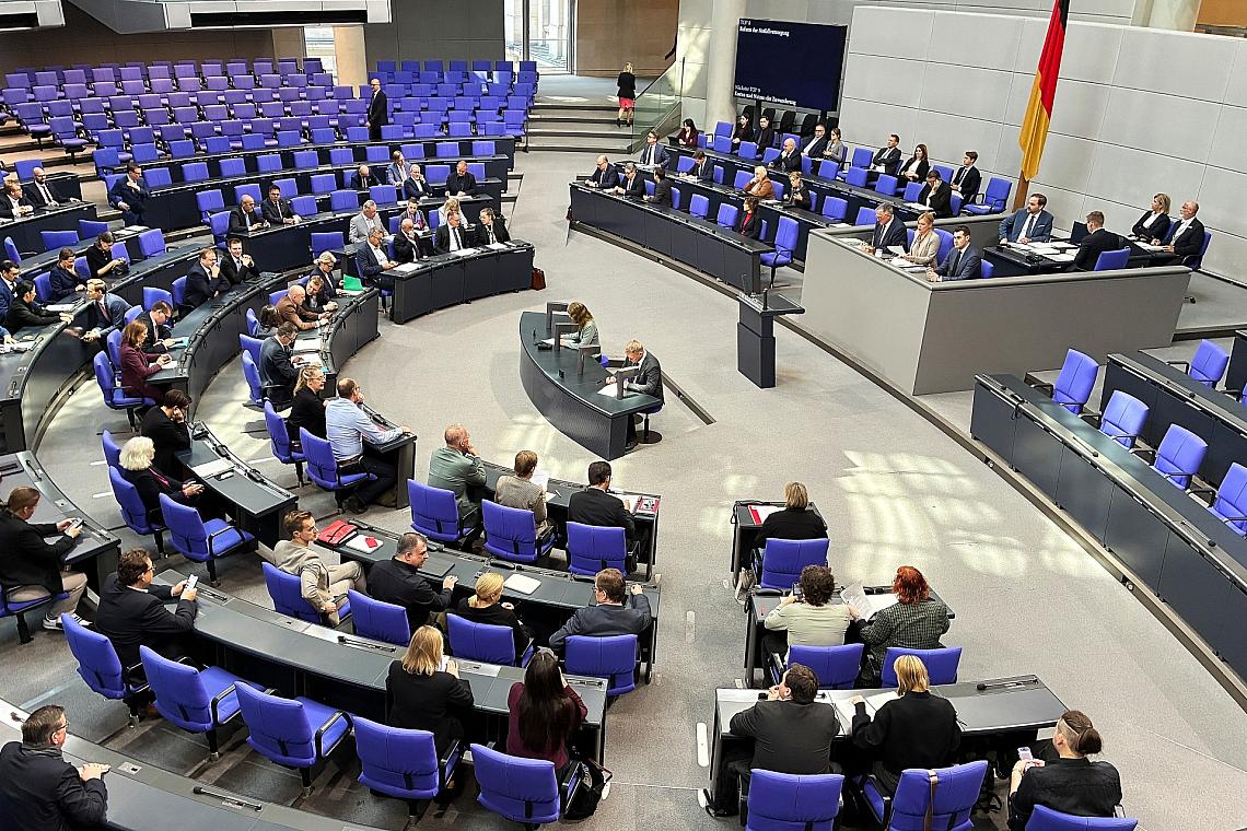 Bundestagssitzung am 15.10.2026
