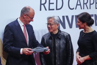 Friedrich Merz, Jen-Hsun Huang, Katherina Reiche