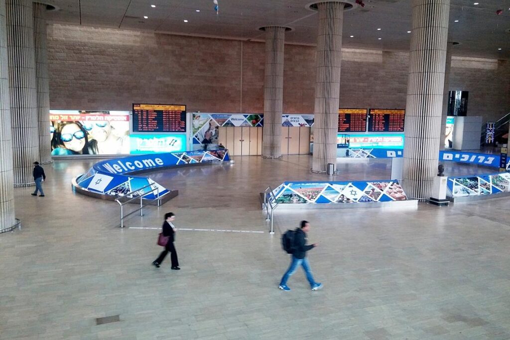 Hier sollte das Flugzeug landen: Flughafen Ben Gurion (Archiv)